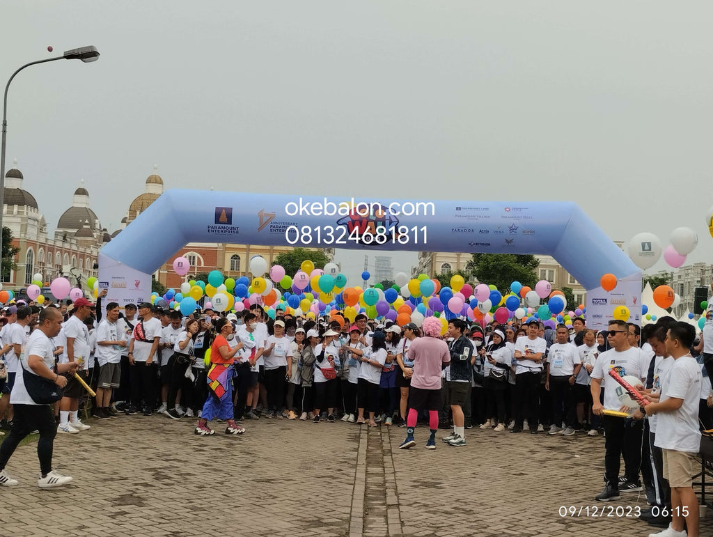 Balon Gate Start Finish Kebun raya Bogor
