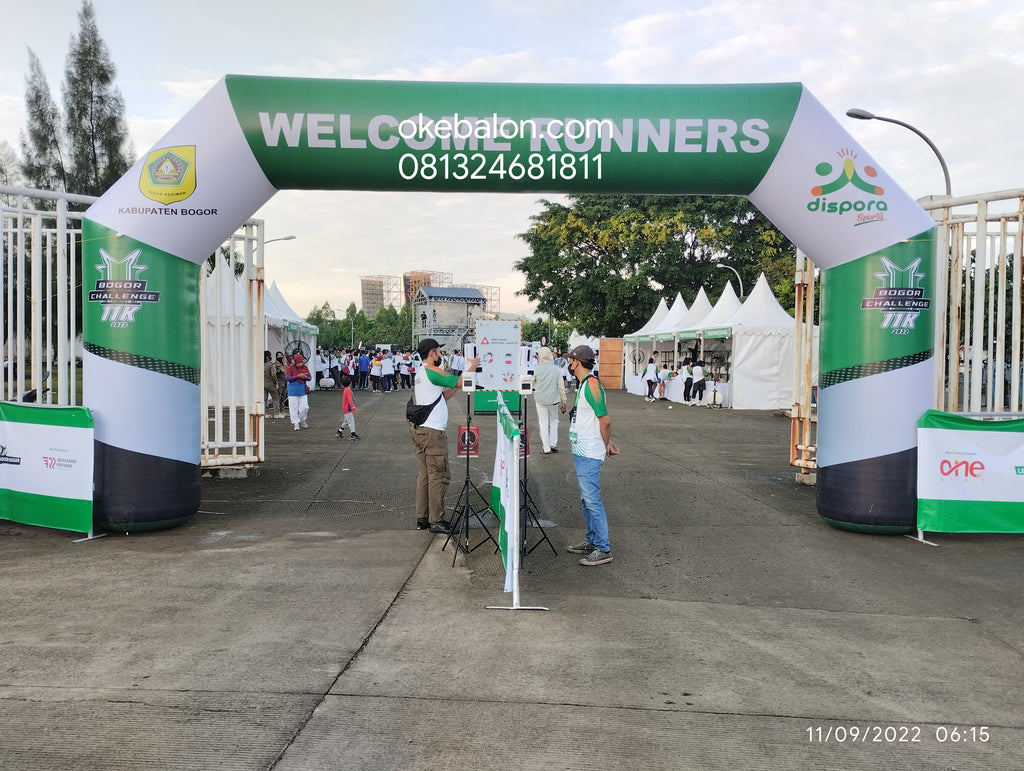 Balon gate start finish Pondok indah jakarta