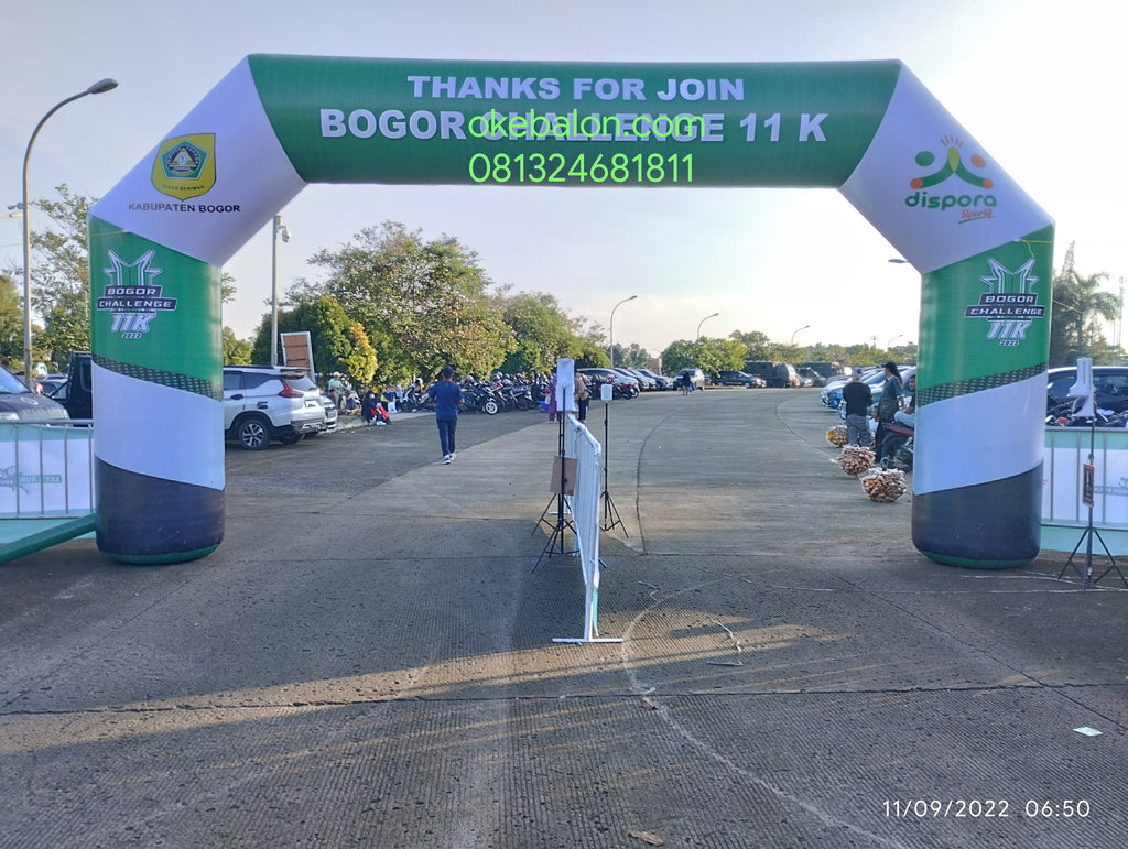 Balon Gate Start Finish Puncak Bogor